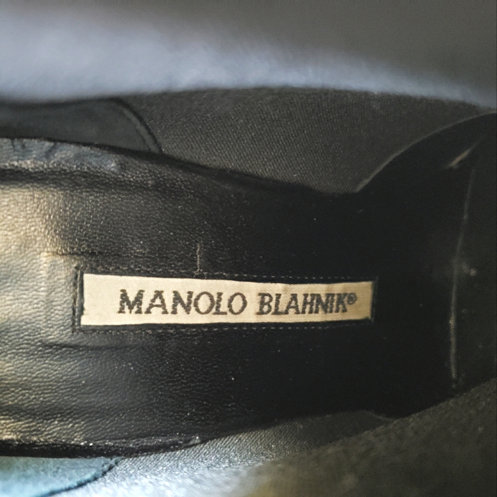 Manolo Blahnik ankle high heels boots - Picture 6 of 9